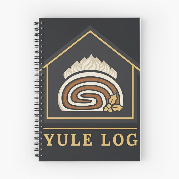 Aperçu de l'œuvre Illustration vectorielle d'un logo vintage représentant un emblème de bûche de Noël créée et vendue par Shutter-Dragon.