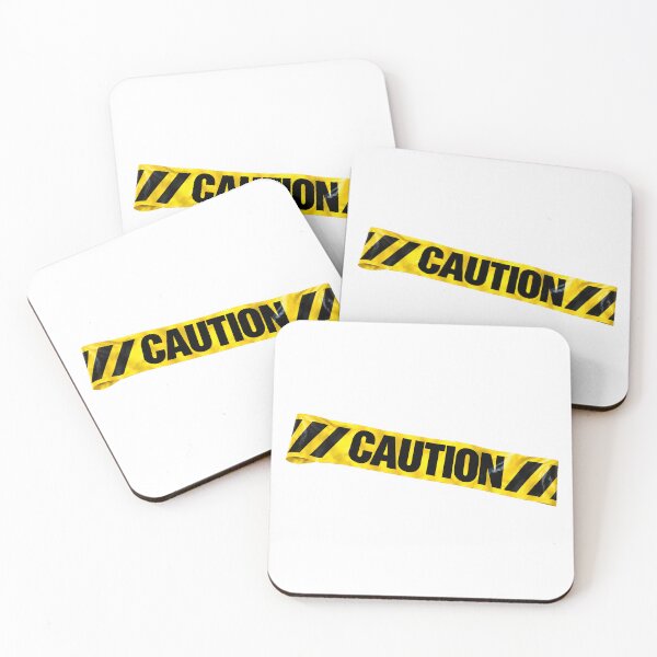 Item preview, Caution Tape Yellow Black Hazard Warning Graphic designed and sold by Artmares.