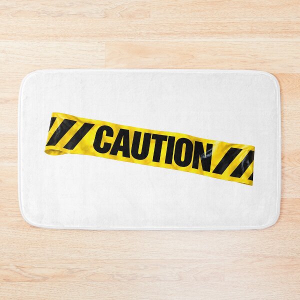 Item preview, Caution Tape Yellow Black Hazard Warning Graphic designed and sold by Artmares.