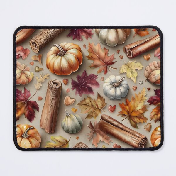 Item preview, Rustic Autumn Pumpkins and Cinnamon designed and sold by ViktoriaARose.