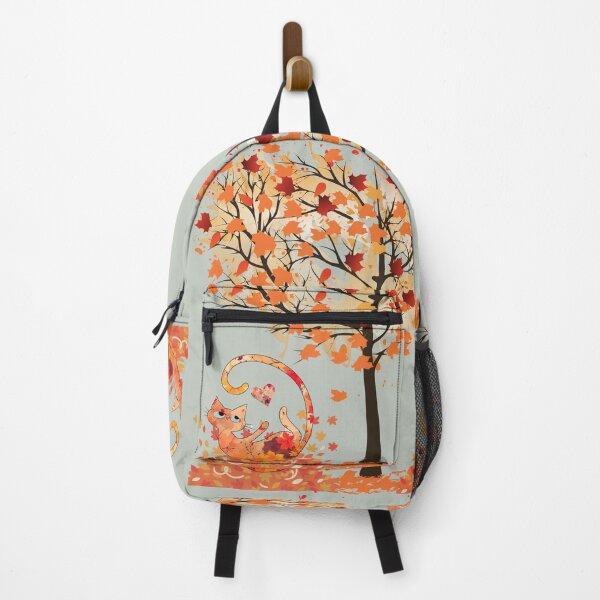 Item preview, Autumn leaves cat and tree of love designed and sold by 247DesignStudio.