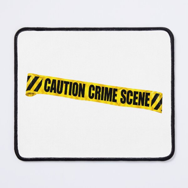 Item preview, Crime Scene Caution Tape Warning Graphic designed and sold by Artmares.