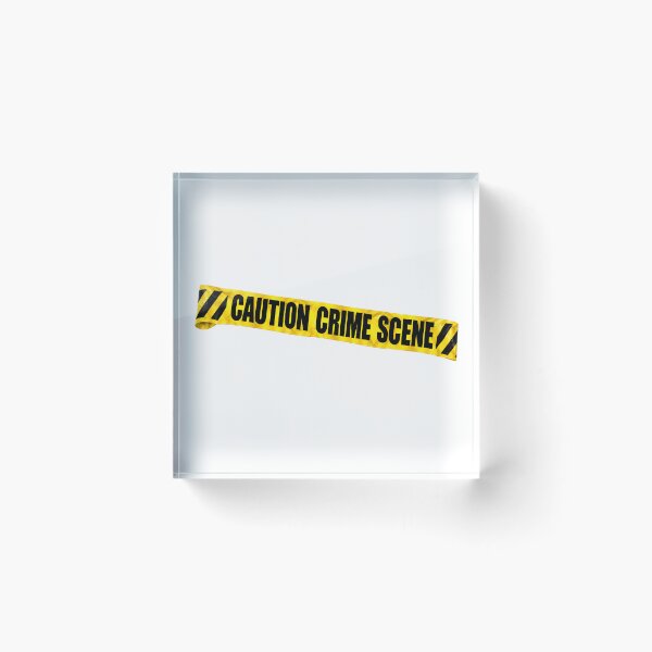 Item preview, Crime Scene Caution Tape Warning Graphic designed and sold by Artmares.