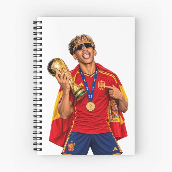 Item preview, Lamine Yamal Spain World Cup Champion 2026 Vector Illustration Art designed and sold by FlatInkStudio.