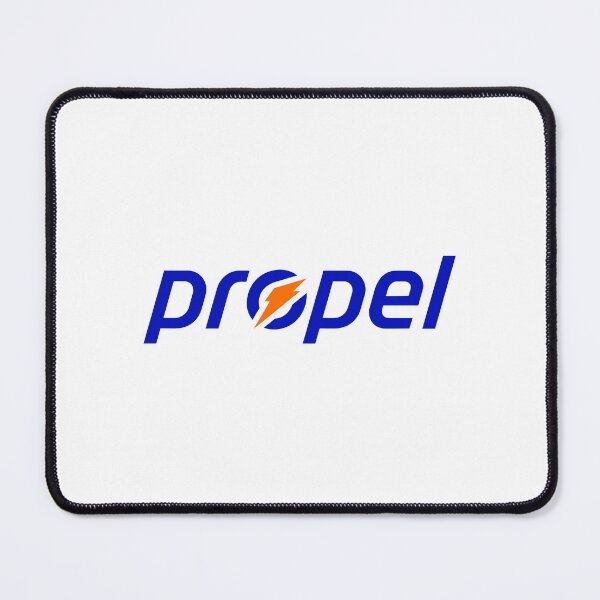 Item preview, Propel Water Logo Blue Orange Lightning Bolt Fitness Water Brand designed and sold by mikrefaa.