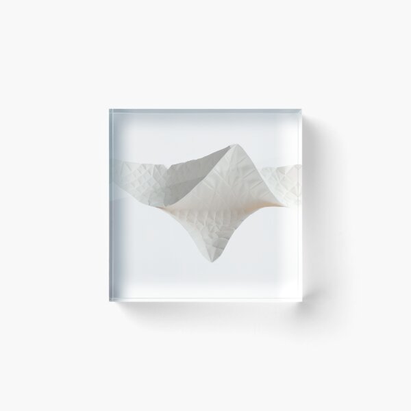 Item preview, Crumpled White Paper Forms in a Minimal Abstract Composition designed and sold by profustock.