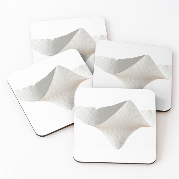 Item preview, Crumpled White Paper Forms in a Minimal Abstract Composition designed and sold by profustock.