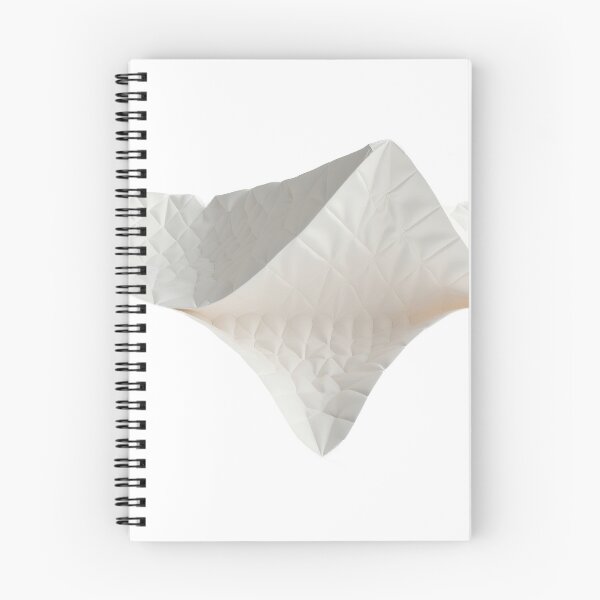 Item preview, Crumpled White Paper Forms in a Minimal Abstract Composition designed and sold by profustock.
