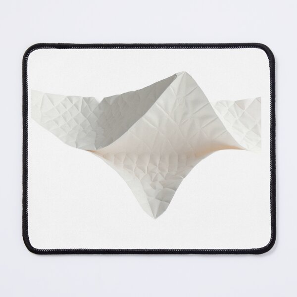 Item preview, Crumpled White Paper Forms in a Minimal Abstract Composition designed and sold by profustock.