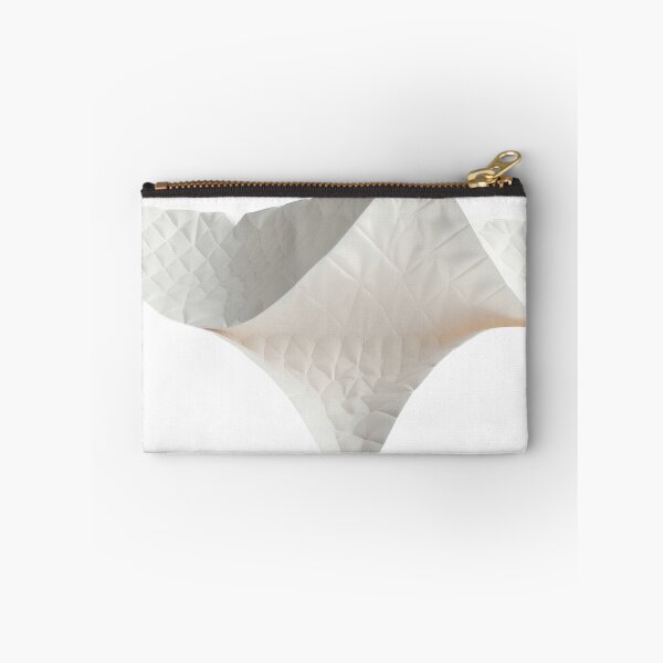 Item preview, Crumpled White Paper Forms in a Minimal Abstract Composition designed and sold by profustock.
