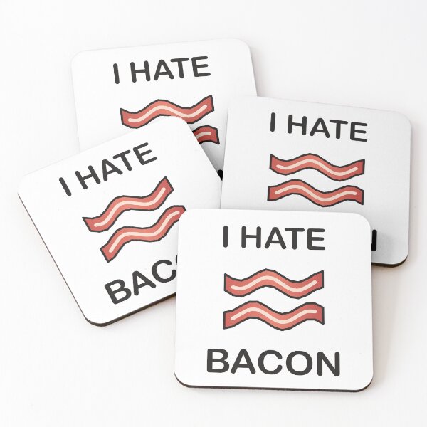 Item preview, I Hate Bacon - Funny Picky Eater Gift designed and sold by I HATE IT!.