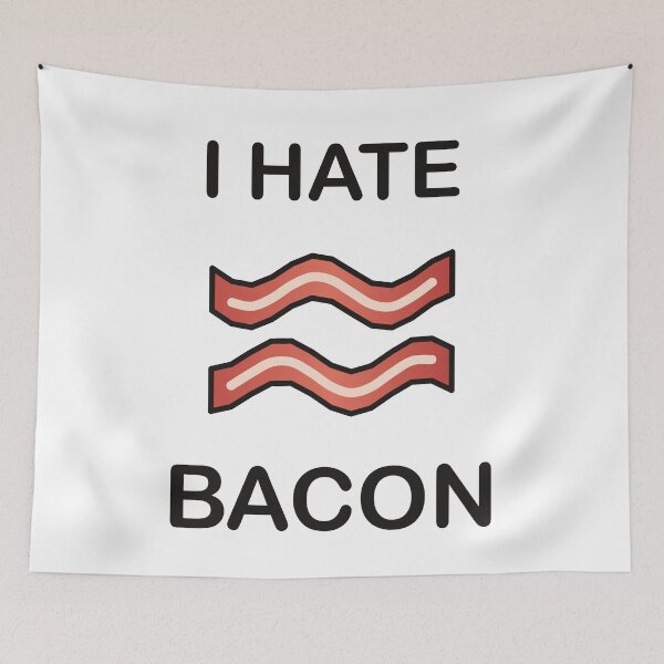 Item preview, I Hate Bacon - Funny Picky Eater Gift designed and sold by I HATE IT!.