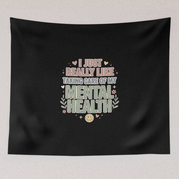 Item preview, I Just Really Like Taking Care of My Mental Health Self Care Quote designed and sold by AmeliaShirts.