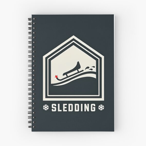 Item preview, Vintage Sledding Crest Emblem Logo Illustration Vector designed and sold by Shutter-Dragon.