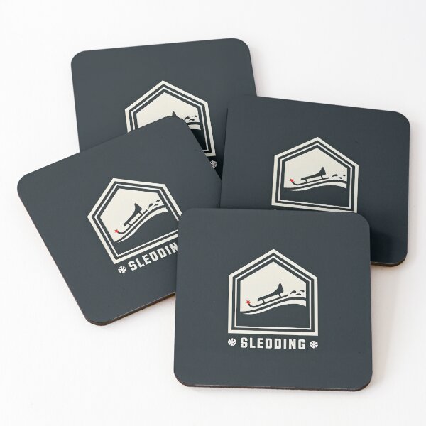 Item preview, Vintage Sledding Crest Emblem Logo Illustration Vector designed and sold by Shutter-Dragon.