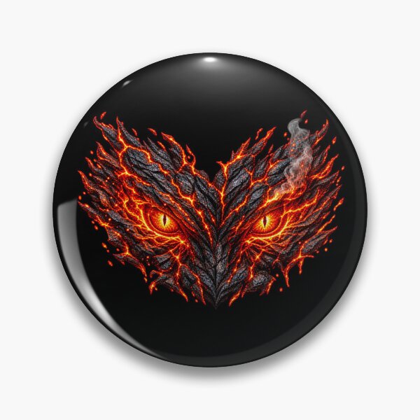 Item preview, Fiery Eyes in Cracked Charcoal designed and sold by JUTElCONIC.