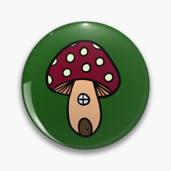 Item preview, Maroon Mushroom House designed and sold by peacefulpenguin.