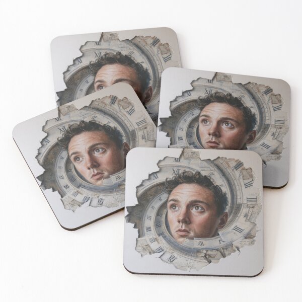 Item preview, Surreal Portrait Framed by a Broken Clock designed and sold by Shannon Hilson.