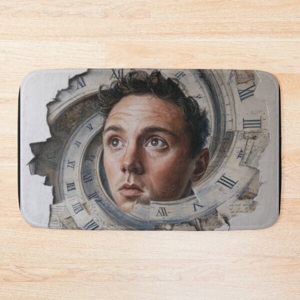 Item preview, Surreal Portrait Framed by a Broken Clock designed and sold by Shannon Hilson.