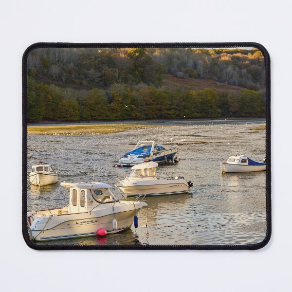 Item preview, Boats Moored on Looe River Cornwall designed and sold by VnGphoto.