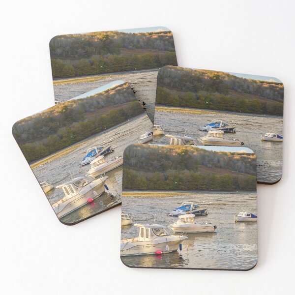 Item preview, Boats Moored on Looe River Cornwall designed and sold by VnGphoto.