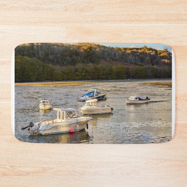 Item preview, Boats Moored on Looe River Cornwall designed and sold by VnGphoto.