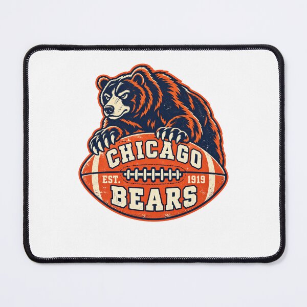 Item preview, Chicago Bears Vintage Bear On Football Est 1919 Logo designed and sold by purrinink.