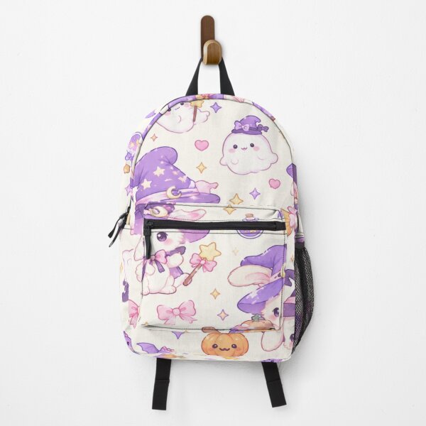 Item preview, Pastel Kawaii Witch Bunny Halloween Pattern designed and sold by Moonlight Studio.