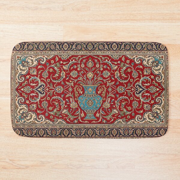 Item preview, Persian Carpet Traditional Ornamental Pattern Iranian Rug Oriental Art designed and sold by yousefi.