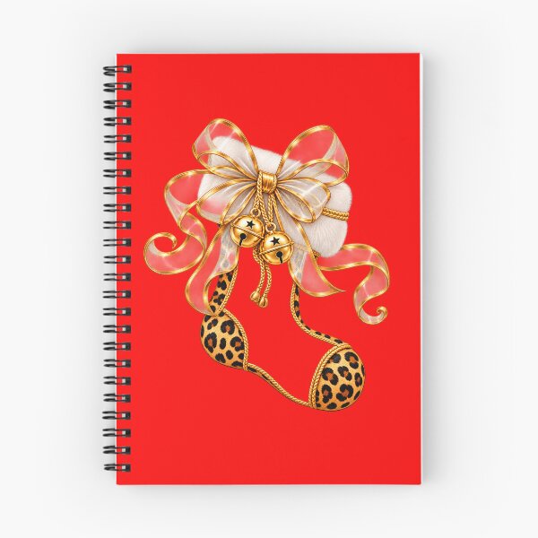 Item preview, Transparent Leopard Christmas Stocking Bow PNG designed and sold by annenambiro.