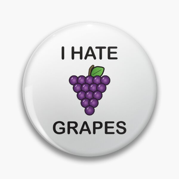 Item preview, I Hate Grapes - Funny Picky Eater Gift designed and sold by I HATE IT!.