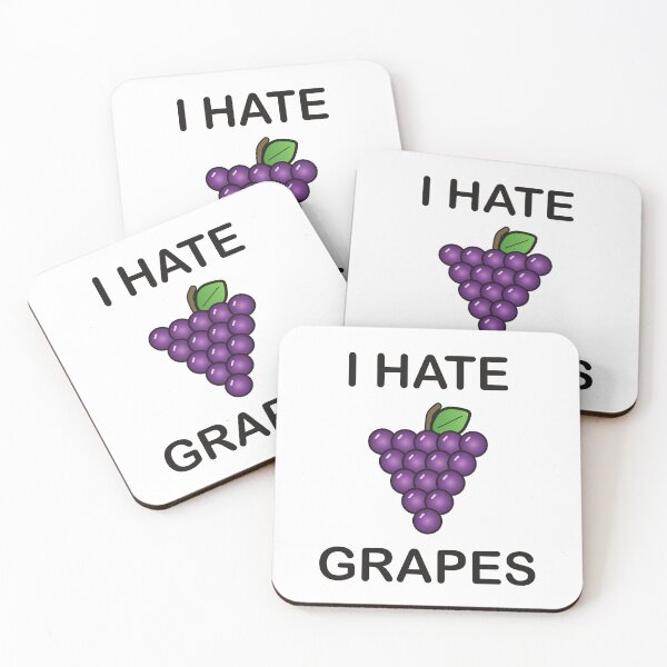Item preview, I Hate Grapes - Funny Picky Eater Gift designed and sold by I HATE IT!.