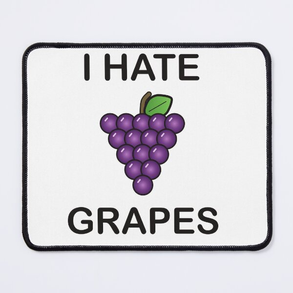 Item preview, I Hate Grapes - Funny Picky Eater Gift designed and sold by I HATE IT!.