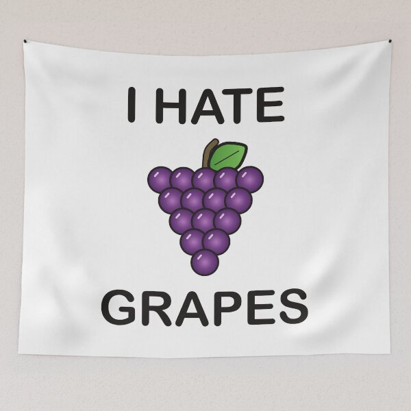 Item preview, I Hate Grapes - Funny Picky Eater Gift designed and sold by I HATE IT!.