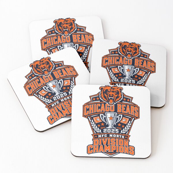 Item preview, Chicago Bears 2025 NFC North Division Champions Trophy designed and sold by purrinink.