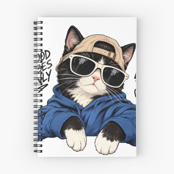 Item preview, Cool Cat Good Vibes Only Streetwear designed and sold by ThePrintArt.