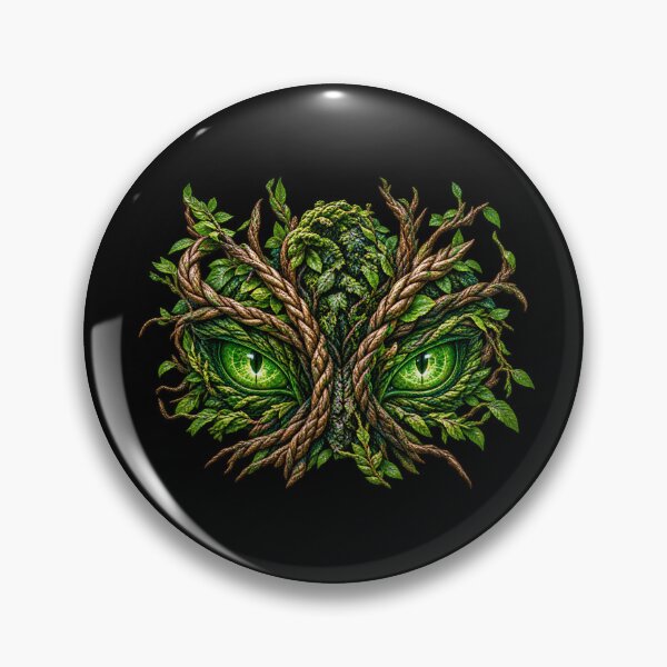 Item preview, Green Eyes Among Leaves and Vines designed and sold by JUTElCONIC.