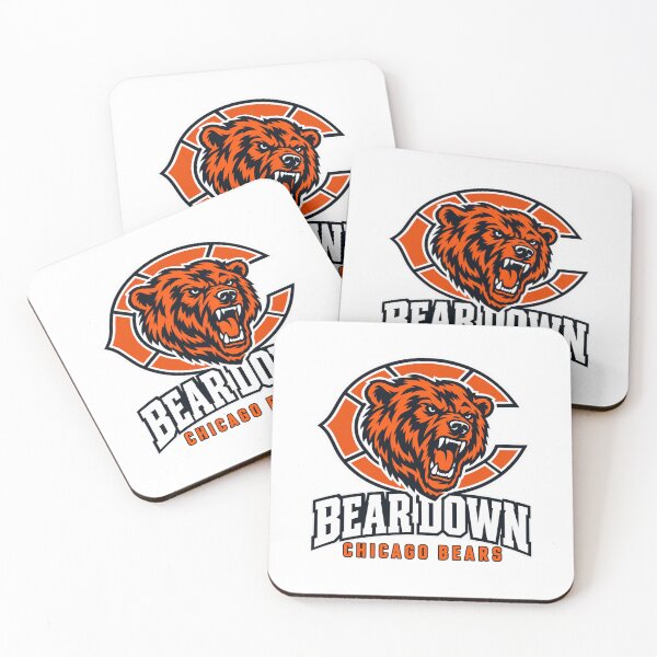 Item preview, Bear Down Chicago Bears Roaring Head Orange C Logo designed and sold by purrinink.