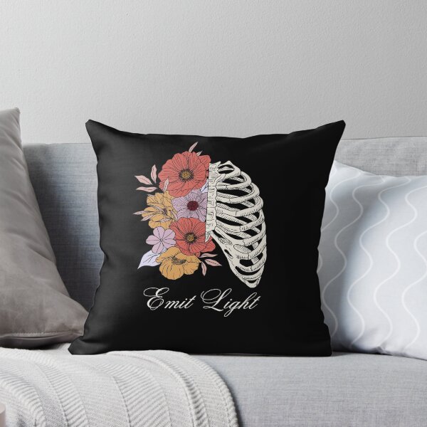Item preview, Floral Ribcage Anatomical Art Emit Light designed and sold by EmitEminence.