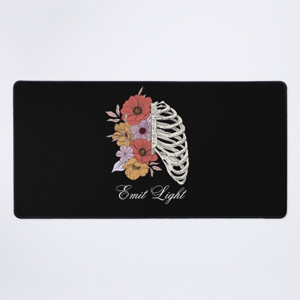 Item preview, Floral Ribcage Anatomical Art Emit Light designed and sold by EmitEminence.