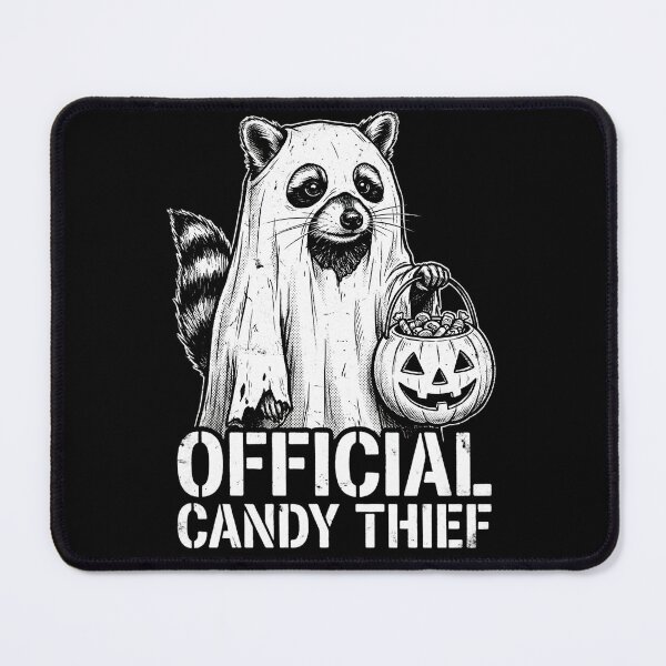 Item preview, Raccoon Halloween Ghost Stealing Trick or Treat Candy  designed and sold by w66aboo.