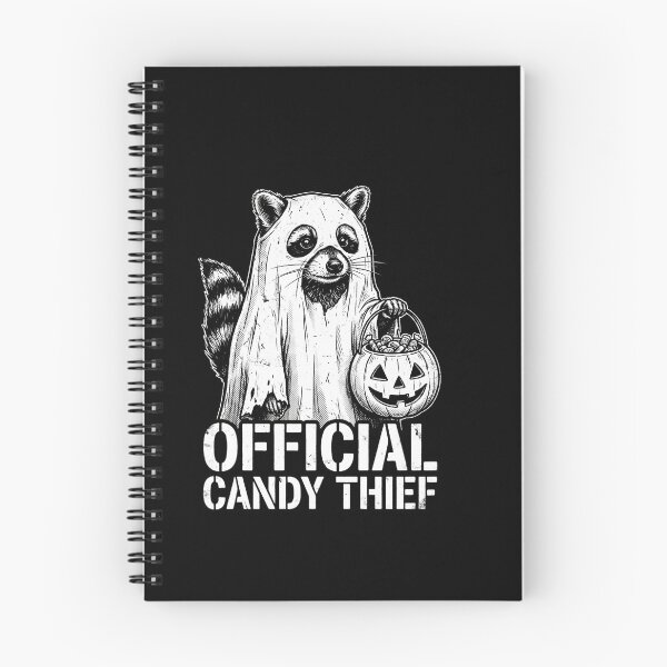 Item preview, Raccoon Halloween Ghost Stealing Trick or Treat Candy  designed and sold by w66aboo.