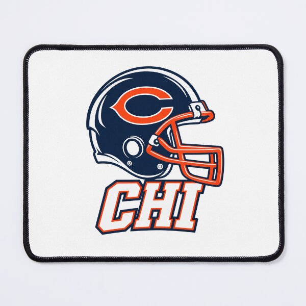 Item preview, Chicago Bears Navy Helmet Orange C With CHI Text designed and sold by purrinink.