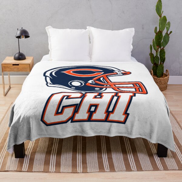 Item preview, Chicago Bears Navy Helmet Orange C With CHI Text designed and sold by purrinink.