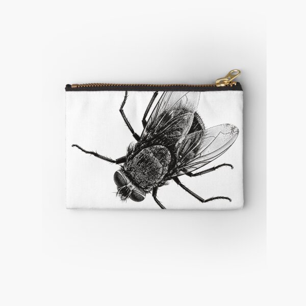 Item preview, Black and White Housefly – Detailed Insect Illustration designed and sold by PIXEL POP DESIGNS - Beyond the Norm!.