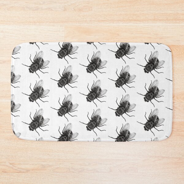 Item preview, Black and White Housefly – Detailed Insect Illustration designed and sold by PIXEL POP DESIGNS - Beyond the Norm!.