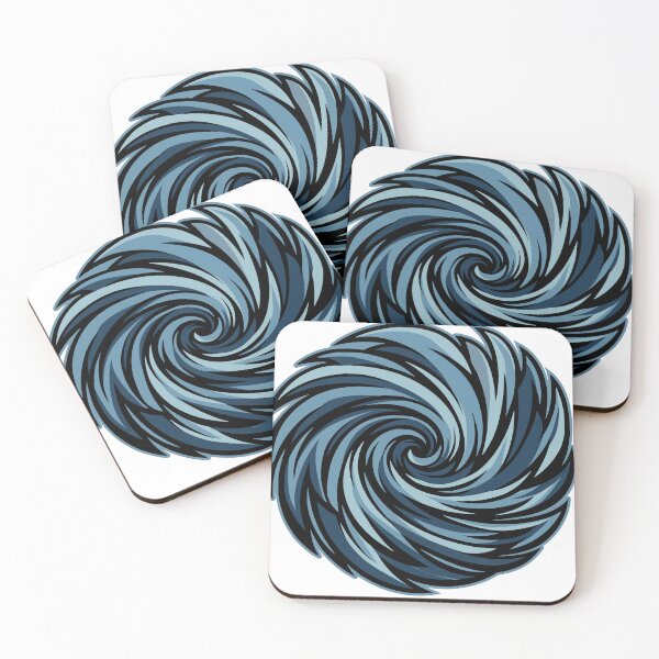 Item preview, Blue Vortex Spiral Swirl Abstract designed and sold by Pommes im Bett.