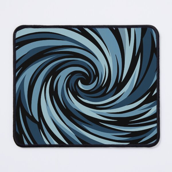 Artikelvorschau, Blauer Vortex Spiral Wirbel Abstrakt entworfen und verkauft von Pommes im Bett.