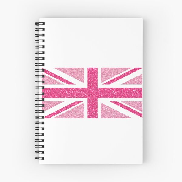 Item preview, pink glitter uk flag designed and sold by madebykenz.