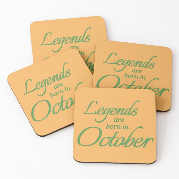 Item preview, Legends Are Born In October designed and sold by Urban Anomaly.